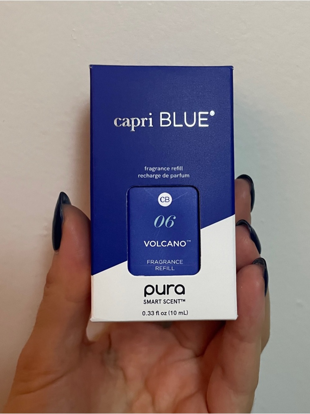 Pura smart scents refill for wall plug in diffuser Volcano Capri Blue